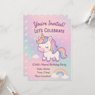 Kawaii Birthday Collection Invitation