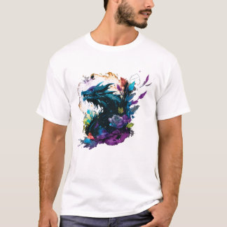 Kawaii Black Dragon T-Shirt