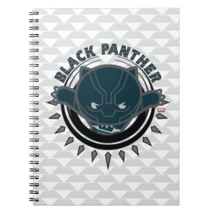 Kawaii Black Panther Logo Notebook
