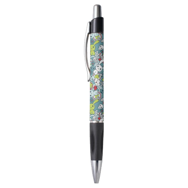 kawaii blue pattern (Top (Vertical))
