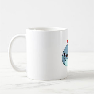 Kawaii Blue Whale Coffee Mug