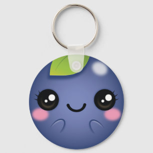 Kawaii Blueberry Key Ring