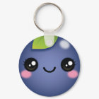 Kawaii Blueberry Keychain