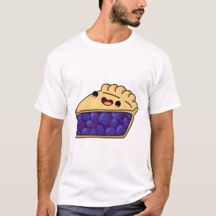 Kawaii Blueberry Pie T-Shirt