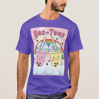 Kawaii Boba Bubble Milk Tea Bes Teas Aesthetic  11 T-Shirt