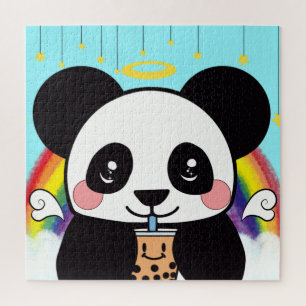  Kawaii Boba Panda Bear   Jigsaw Puzzle