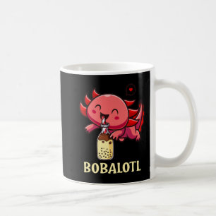 Kawaii Bobalotl Axolotl Boba Tea Bubble Milk Anime Coffee Mug