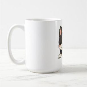 Kawaii Boston Terrier Ninja Japanese Dog Coffee Mug