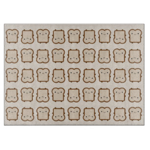 Kawaii Bread / Toast Cutting Board