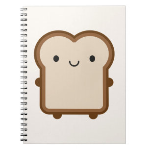 Kawaii Bread / Toast Notebook