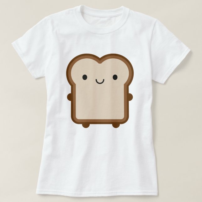 Kawaii Bread / Toast T-Shirt (Design Front)