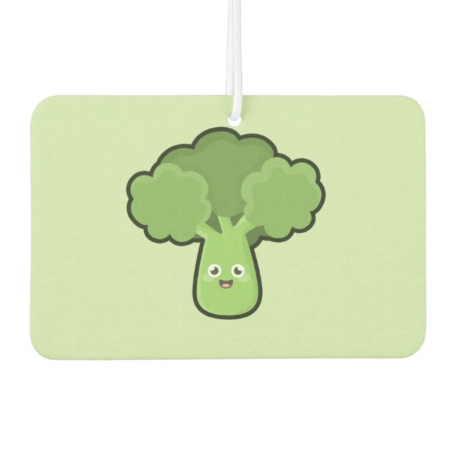 Kawaii Broccoli Car Air Freshener (Front)
