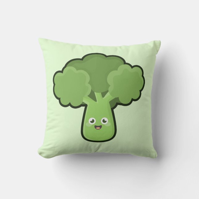 Kawaii Broccoli Cushion (Front)
