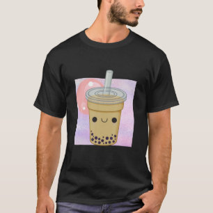 Kawaii Bubble Tea Cartoon Boba Milk Tea Funny Men T-Shirt