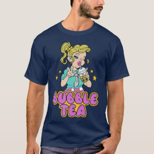 Kawaii Bubble Tea Girl Funny Boba Tea Premium T-Shirt