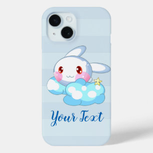 Kawaii Bunny, Cloud & Star Custom iPhone 15 Case