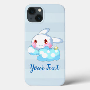 Kawaii Bunny, Cloud & Star Custom iPhone 13 Case