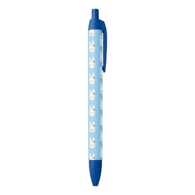 Kawaii Bunny Emotions Black Ink Pen (Bottom (Vertical))