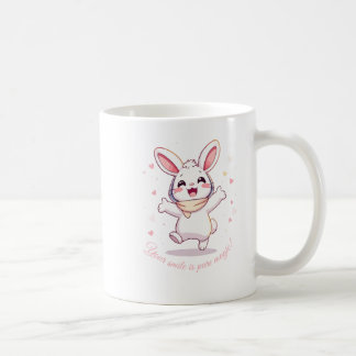 Kawaii Bunny Mug – Cute Pastel Rabbit Coffee Cup