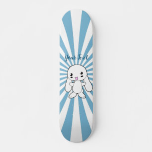 Kawaii Bunny's Hug Custom Skateboard