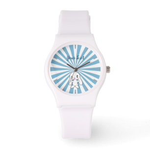Kawaii Bunny's Hug Custom Watch