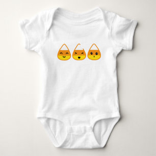 Kawaii Candy Corn Clothing Baby Bodysuit