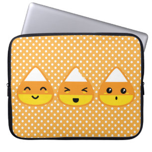 Kawaii Candy Corn Laptop Sleeve