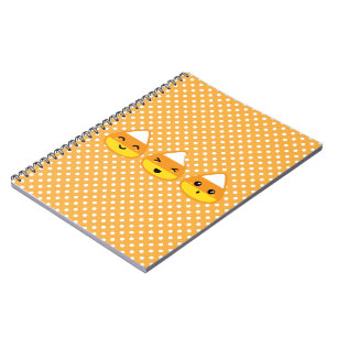 Kawaii Candy Corn Notebook