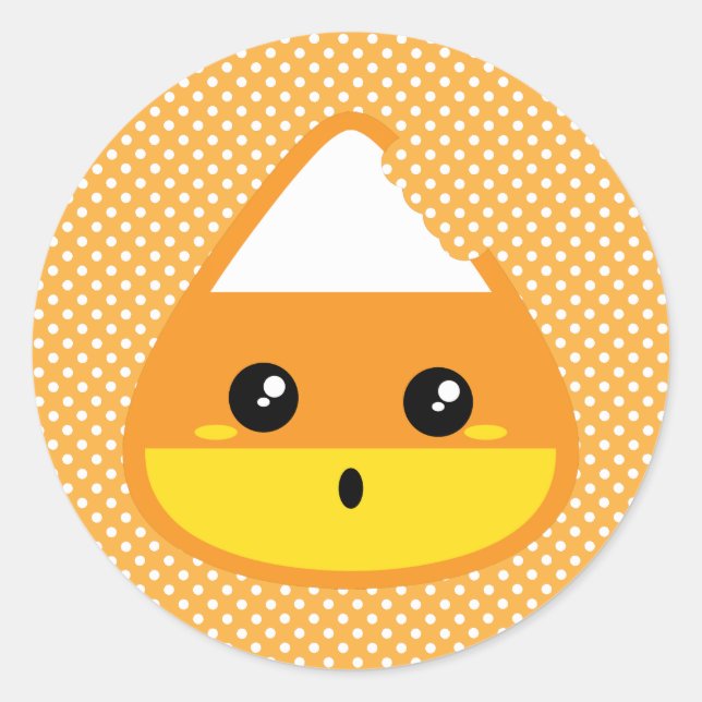 Kawaii Candy Corn Stickers (Front)