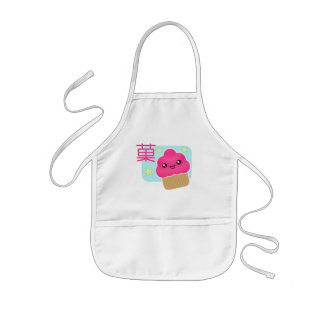 Kawaii Candy Cupcake Kids Apron