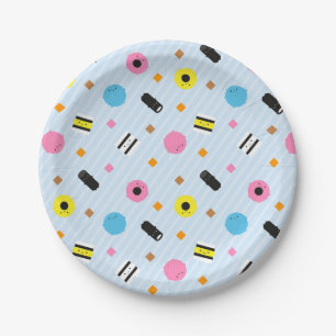 Kawaii Candy Liquorice Allsorts Paper Plate
