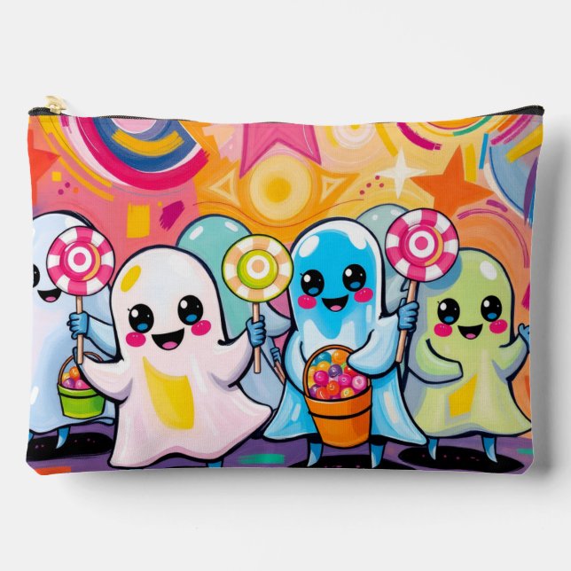 Kawaii Candy Parade  Colourful Cute Cartoon  Accessory Pouch (Front)