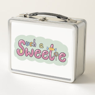 Kawaii Candy Themed Motif Metal Lunch Box