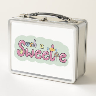 Kawaii Candy Themed Motif Metal Lunch Box