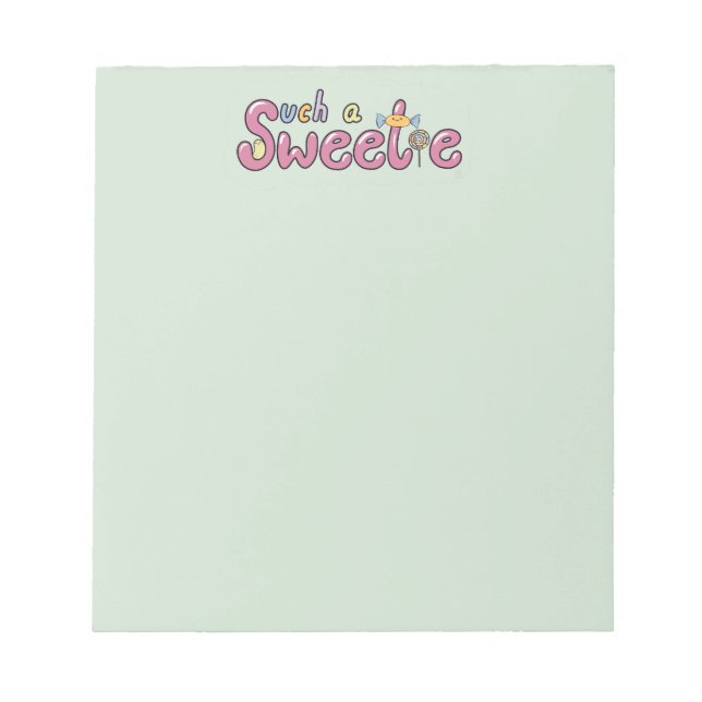 Kawaii Candy Themed Motif Notepad (Front)
