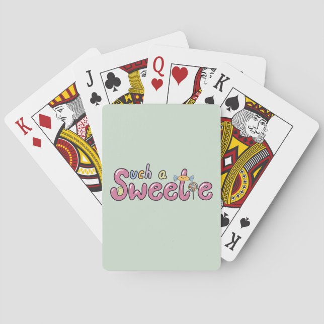 Kawaii Candy Themed Motif Playing Cards (Back)