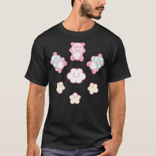 Kawaii care bears pattern T-Shirt