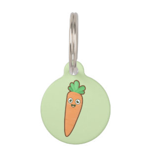 Kawaii Carrot Pet Tag