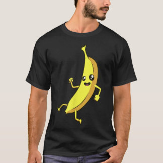 Kawaii Cartoon Banana T-Shirt