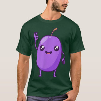Kawaii cartoon grape T-Shirt