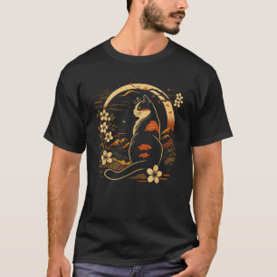 Kawaii Cat Anime Japanese Retro Men Women Kids Fun T-Shirt