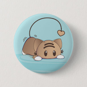 Kawaii Cat Badge