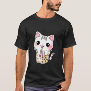 Kawaii cat bubble tea T-Shirt