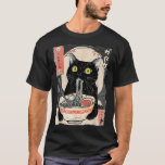 Kawaii Cat Eating Ramen Noodles Funny Anime T-Shirt<br><div class="desc">Funny Cat Eating Ramen Vintage Japanese Noodles Shirt, Funny Tshirts, Funny Shirts For Men, Funny Shirts, Funny Shirts For Women, Funny T Shirts For Men, Funny Mens T Shirts, Sarcastic Tshirts For Men, Sarcastic Tshirts For Women Funny Cat Eating Ramen Vintage Japanese Noodles T-Shirt, Funny Dad Shirt, Funny Mum Shirts,...</div>