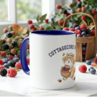 Kawaii Cat Gardener Summer Berry Mug