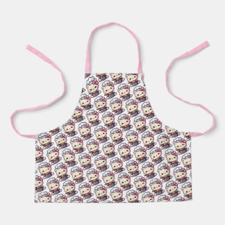 kawaii cat kitchen apron