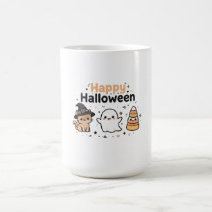 Kawaii Cat Mug Cute Halloween Witch Cat Gift