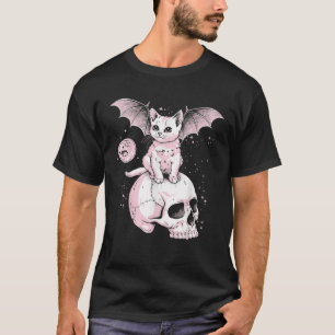 Kawaii Cat Pastel Goth Cute Creepy Kawaii Anime Ae T-Shirt