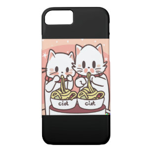 Kawaii Cat Pho Soup Noodle Asian Food Lover Gift   Case-Mate iPhone Case