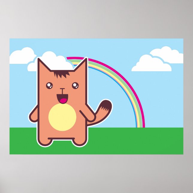Kawaii cat poster (Front)